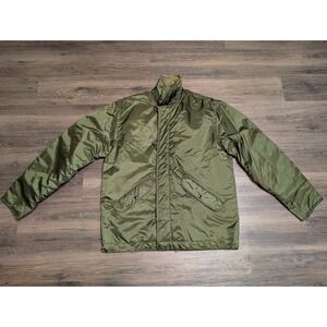 Alpha Industries 1977 Extreme Cold Weather Impermeable Jacket Mens Medium Green